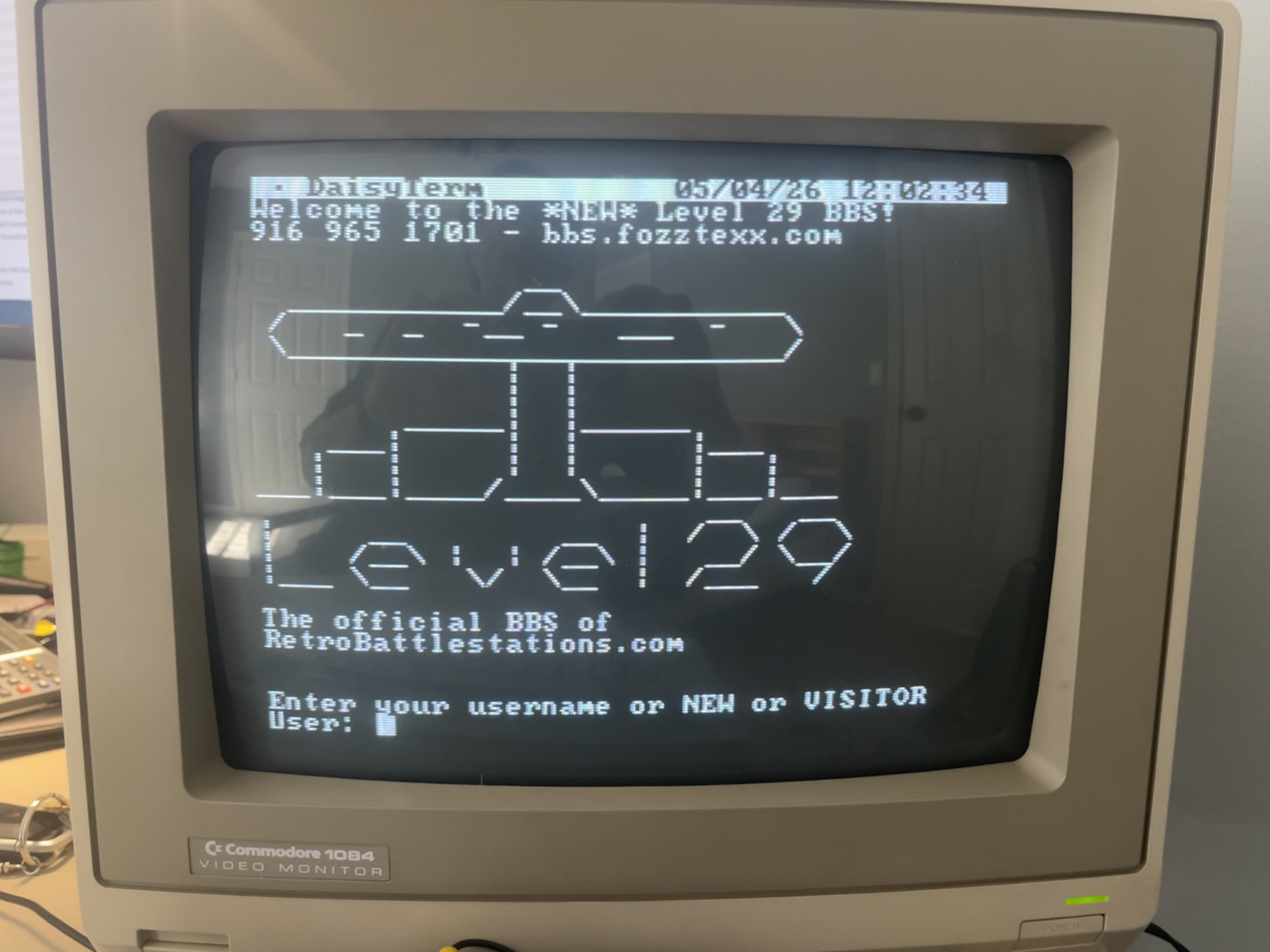 Самодельный «ретрокомпьютер» из трёх Arduino - 4 VT52 terminal emulator in use on the DAISY-1