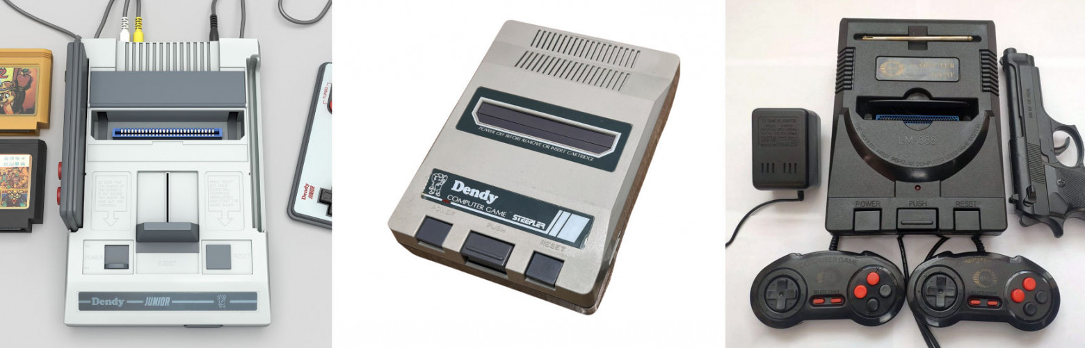 Популярные клоны: Dendy Junior, Dendy Classic, Lifa SM-888