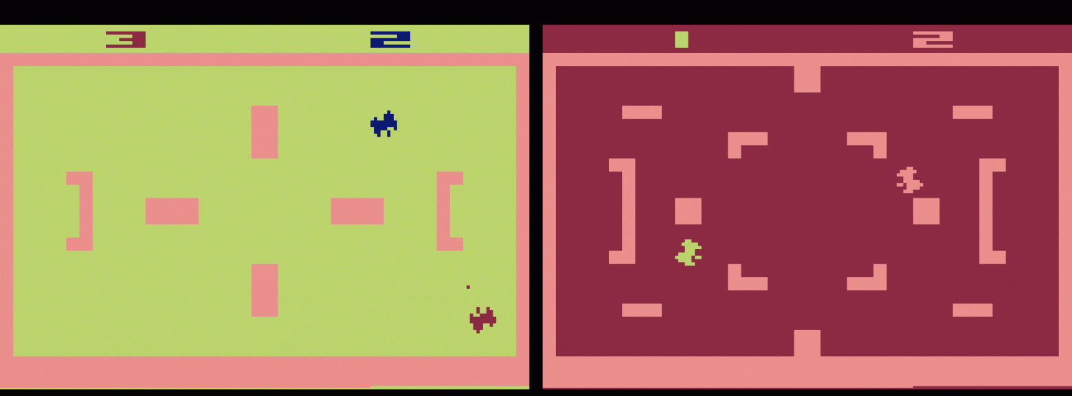 Возможный предтеча: Combat для Atari 2600
