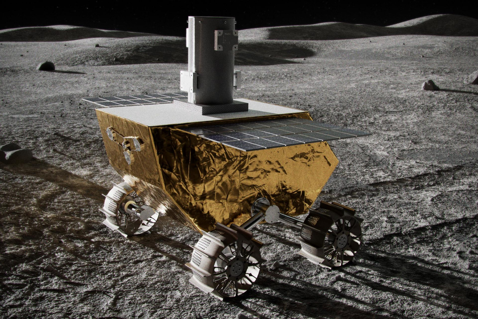 Рендер ровера Lunar vertex. Источник: https://www.jhuapl.edu/destinations/missions/lunar-vertex