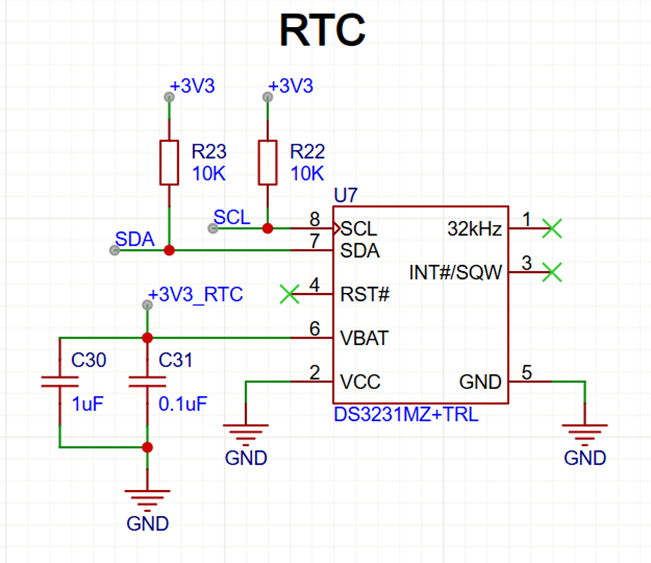 Схема RTC