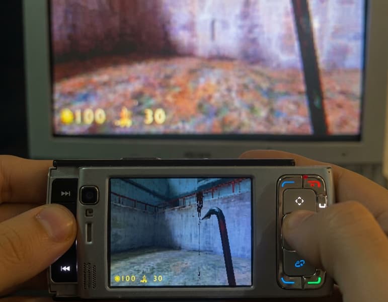 Half-Life запустили на Nokia N95, которому уже 19 лет. Легендарный смартфон выдает 30 кадров в секунду - 1 Half-Life запустили на Nokia N95, которому уже 19 лет. Легендарный смартфон выдает 30 кадров в секунду - 1