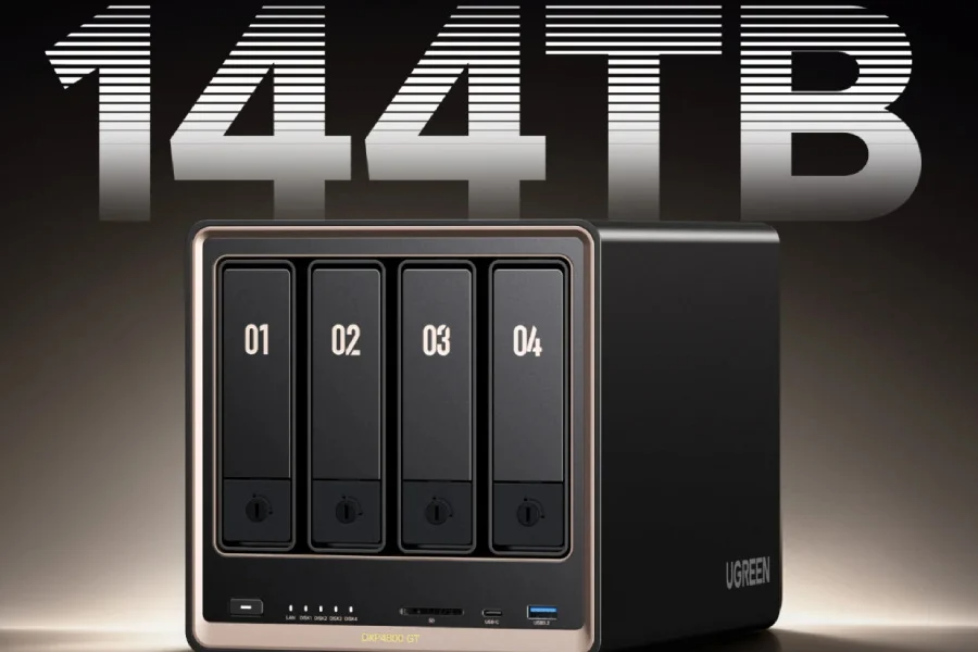 NAS с поддержкой до 144 ТБ, 10-гигабитной сетью и AMD Ryzen Embedded R2514. Представлен Ugreen NASync DXP GT - 1 NAS с поддержкой до 144 ТБ, 10-гигабитной сетью и AMD Ryzen Embedded R2514. Представлен Ugreen NASync DXP GT - 1