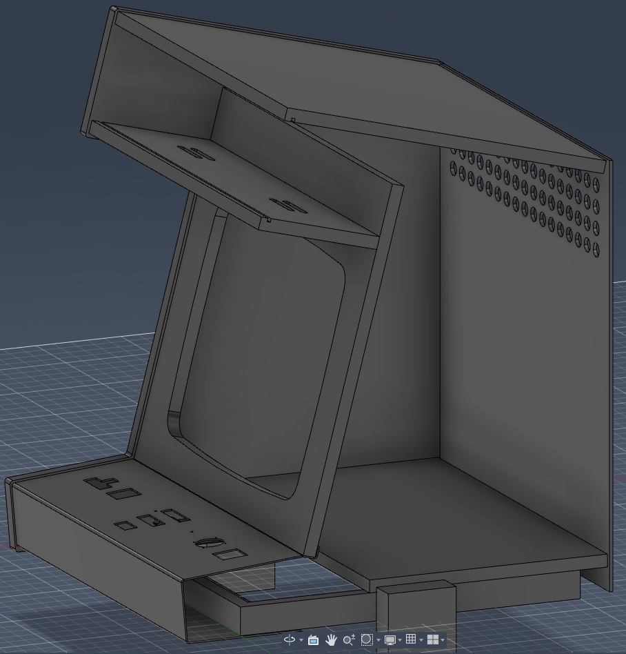 3D модель верхней части автомата