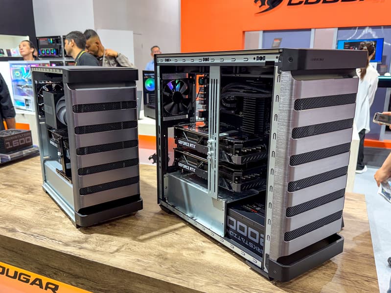 Cougar на Computex 2026: корпуса CFV220 RGB и DuoAir RGB, шасси NU для рабочих станций, блоки питания WS до 3200 Вт и кресла Terminator Air и Arker - 5