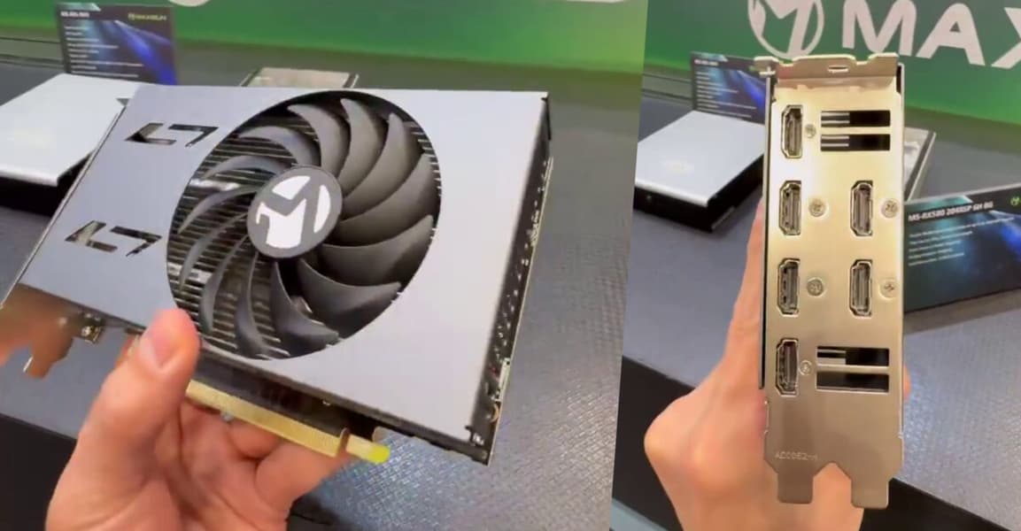 Maxsun показала на Computex 2026 ИИ-станцию Micro Station на Arc Pro B70, плату W890 для рабочих станций и видеокарты от RTX 5060 до RX 580 - 10