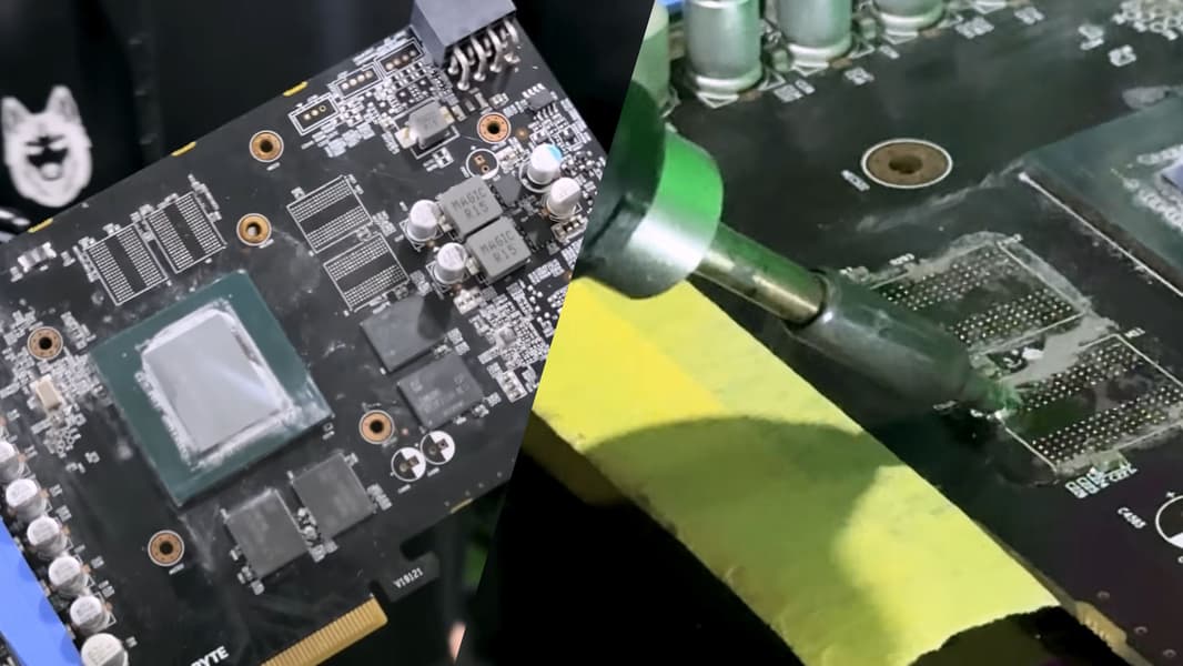 Энтузиаст в два раза увеличил объем памяти GeForce GTX 1650, просто установив новые чипы - 1 Энтузиаст в два раза увеличил объем памяти GeForce GTX 1650, просто установив новые чипы - 1