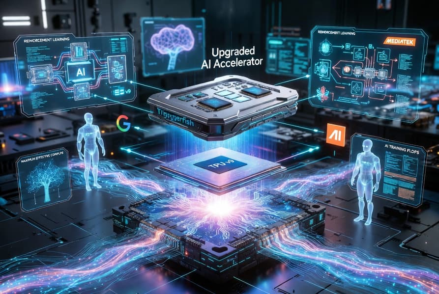 Triggerfish — Google готовит улучшенную версию чипа TPU v9 или Humufish - 1