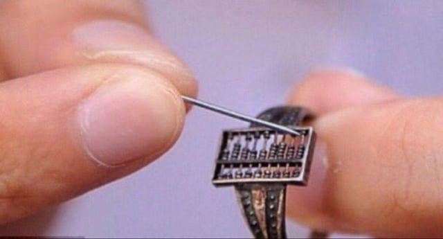 r/interestingasfuck - The oldest wearable tech: a 300 year old Chinese Qing Dynasty abacus ring