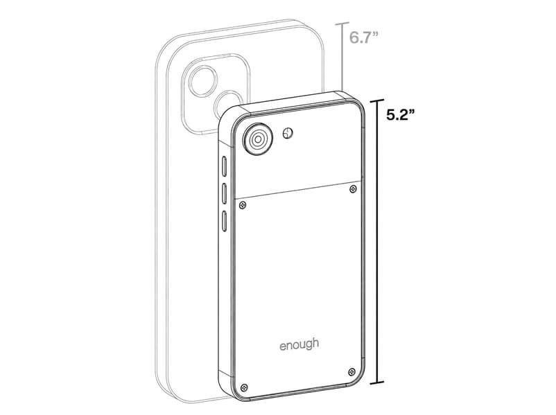 Для любителей компактных смартфонов: Enough Phone создает модель с 5,2-дюймовым экраном, хорошей автономностью и «отличными фото» - 1