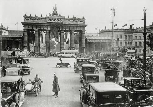 Бранденбургские ворота, 1927г.
