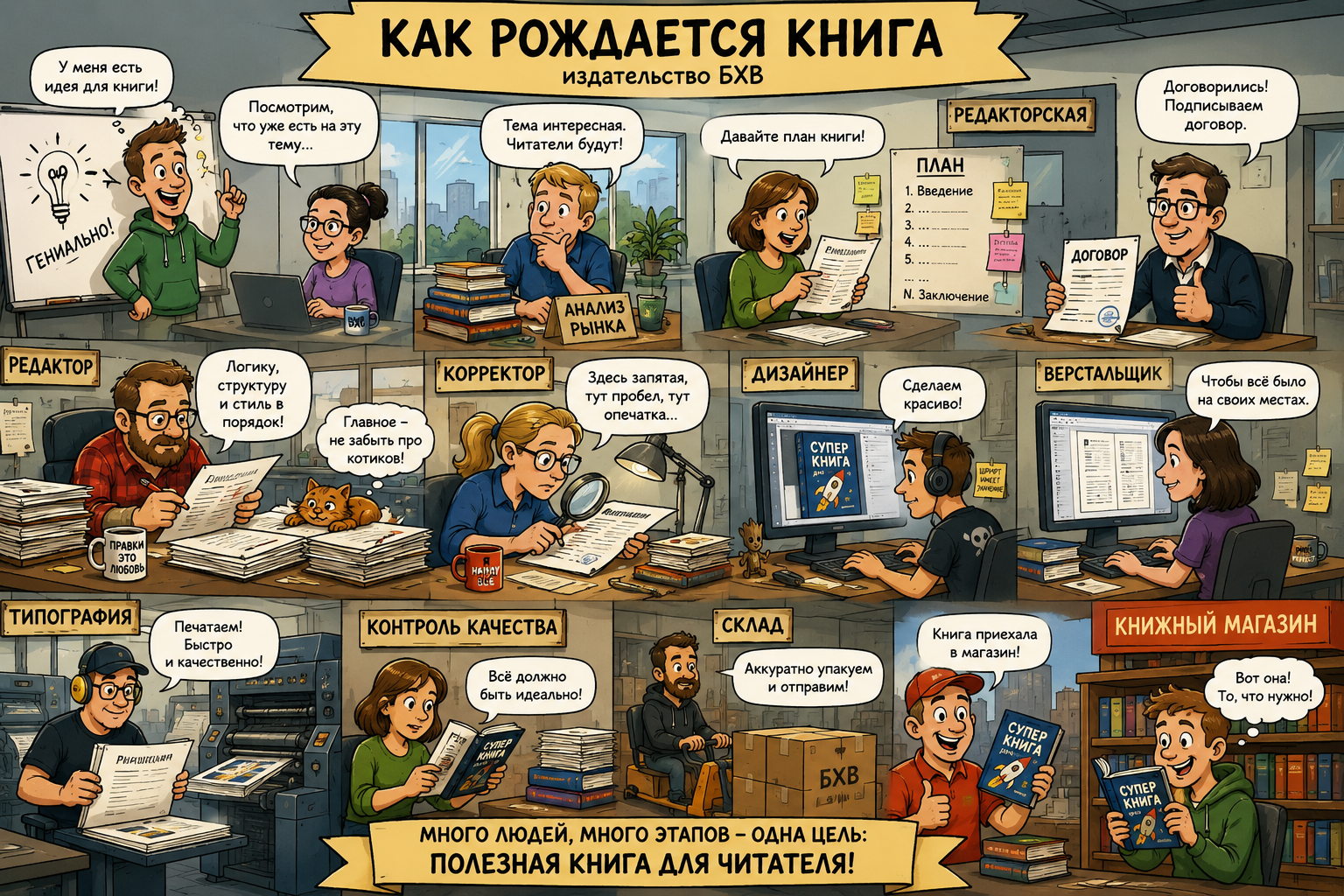 От идеи до полки. Как рождаются технические книги в БХВ - 6 От идеи до полки. Как рождаются технические книги в БХВ - 6