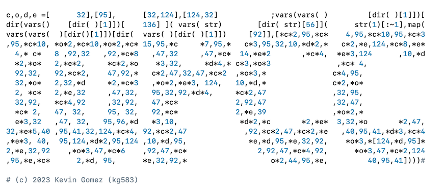 Да, это тоже рабочий код на Python. Отступы говорите?