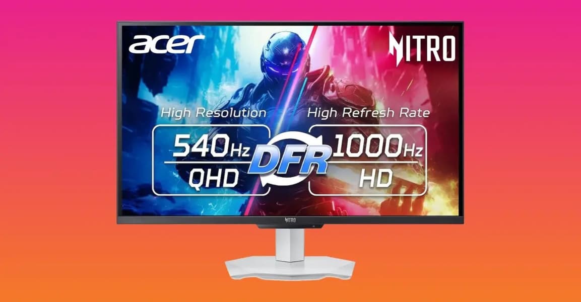 1000-герцевый монитор за 700 долларов. Acer представила Nitro XV273U F5 - 1