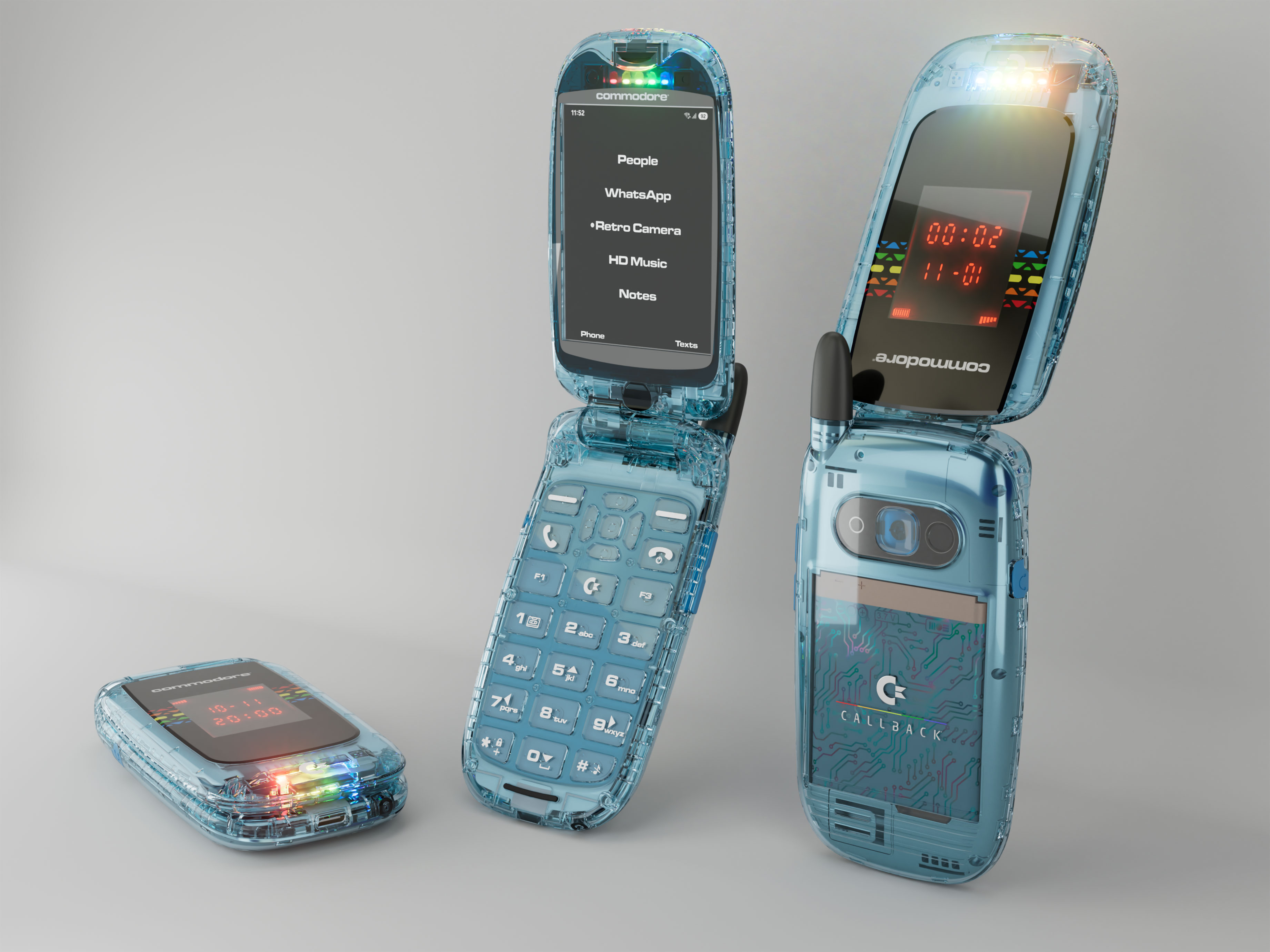 «Антисоциальный» смартфон-раскладушка Commodore Callback 8020 доступен для предзаказа - 1 «Антисоциальный» смартфон-раскладушка Commodore Callback 8020 доступен для предзаказа - 1