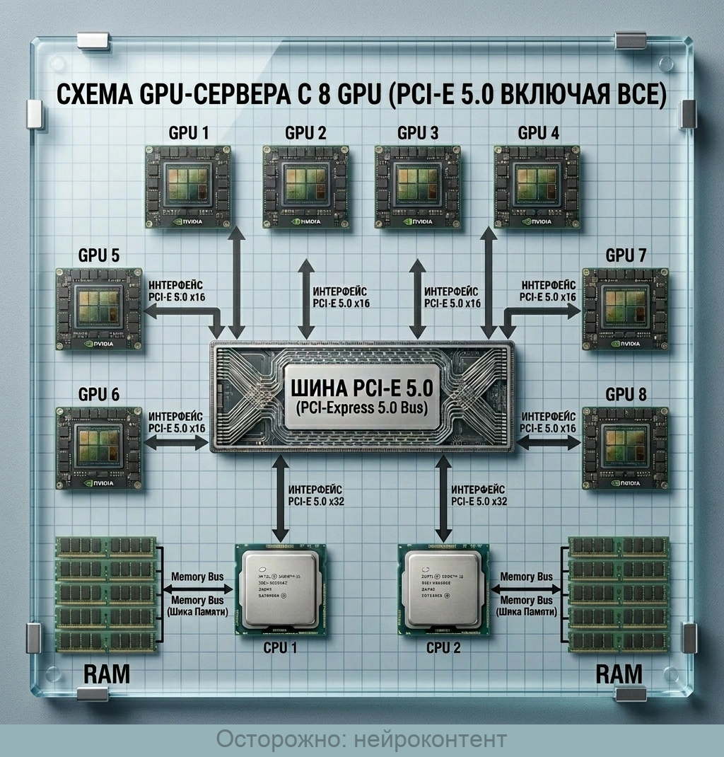 Общая универсальная шина PCIe. Осторожно: нейроконтент на основе этого