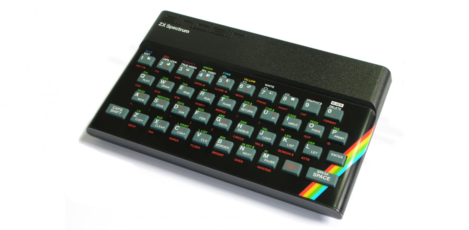 Оригинальный британской ZX Spectrum первой версии. Фото Bill Bertram