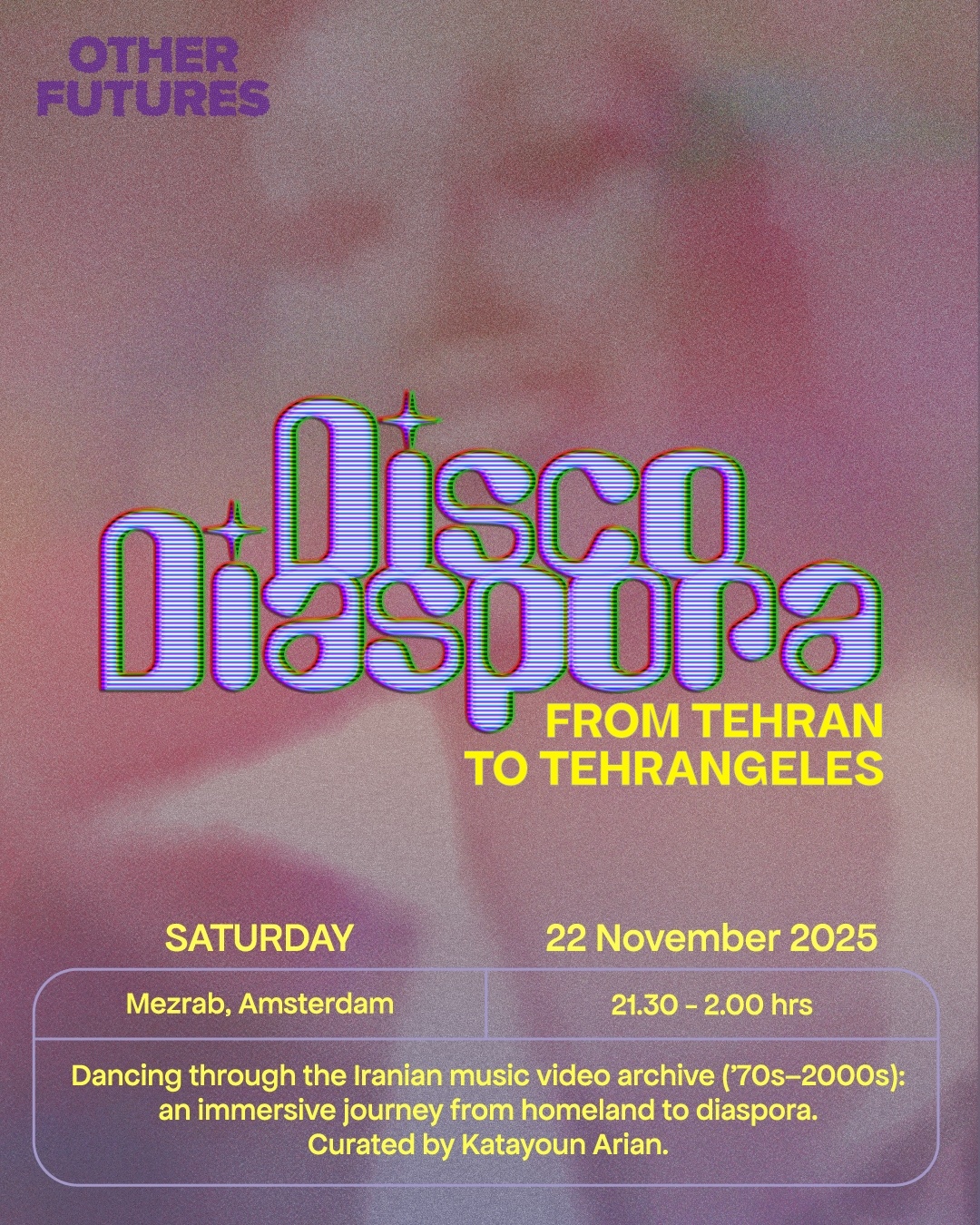 фиша танцевальной вечеринки Disco Diaspora  