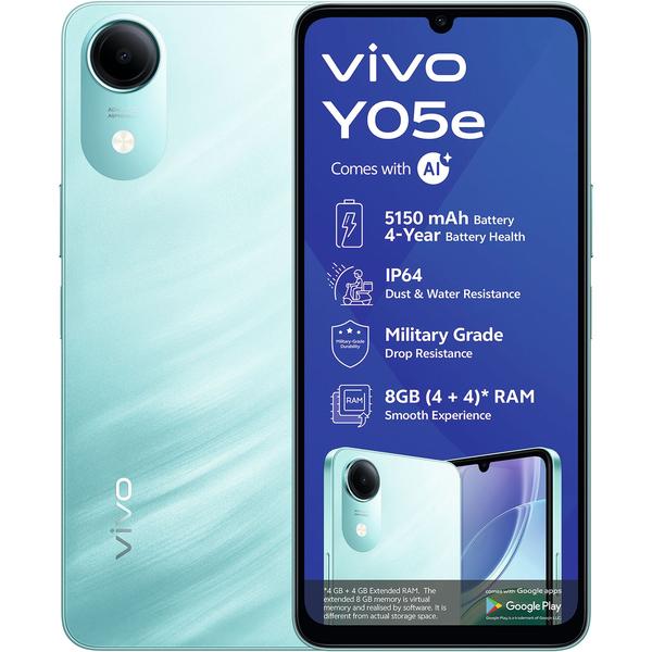 Смартфон за 150 долларов. Vivo Y05e получил батарею 5150 мАч и защиту IP64 - 1 Смартфон за 150 долларов. Vivo Y05e получил батарею 5150 мАч и защиту IP64 - 1