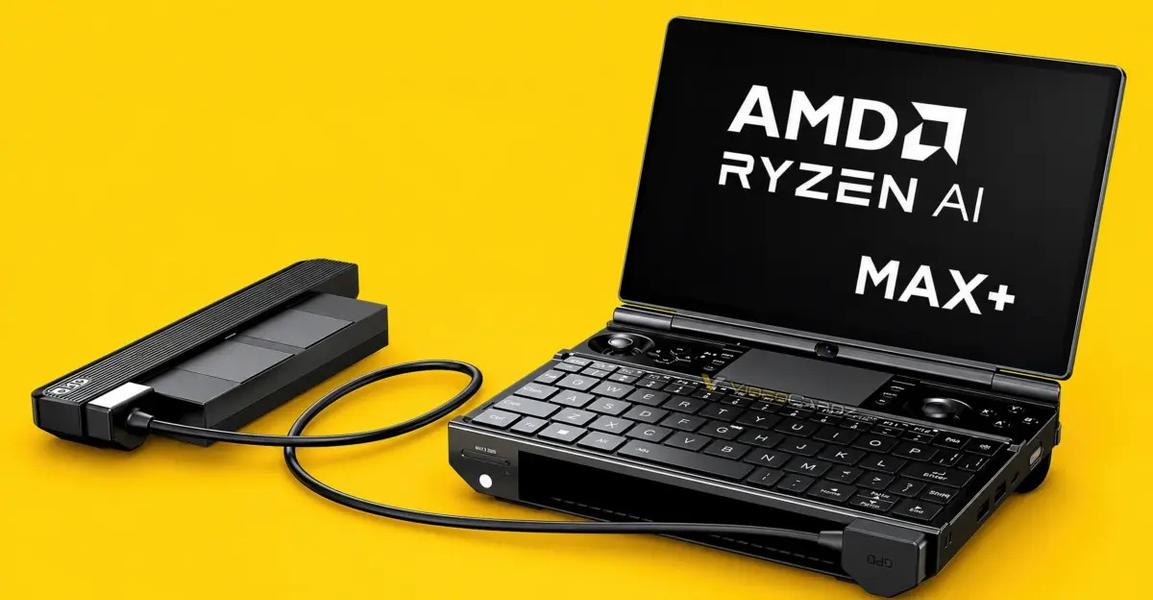 Это 9-дюймовый ноутбук с Ryzen AI Max и без батареи внутри. Аккумулятор GPD WIN Max 3 подключается двумя разными способами - 1 Это 9-дюймовый ноутбук с Ryzen AI Max и без батареи внутри. Аккумулятор GPD WIN Max 3 подключается двумя разными способами - 1