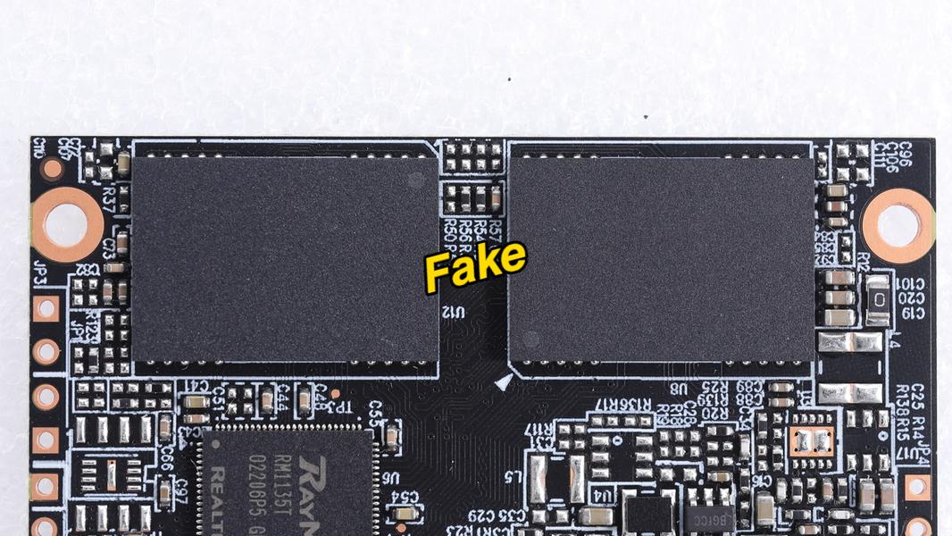 Фейковый SSD Samsung 870 EVO почти идентичен настоящему внешне, но выходит из строя, если записать более 120 ГБ - 2 Фейковый SSD Samsung 870 EVO почти идентичен настоящему внешне, но выходит из строя, если записать более 120 ГБ - 2