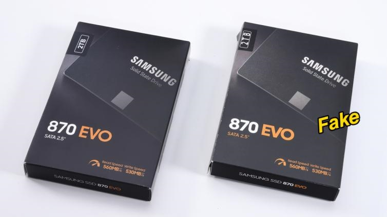 Поддельные Samsung 870 EVO научились обманывать Windows: SSD на 2 ТБ на самом деле вмещает всего 120 ГБ - 1 Поддельные Samsung 870 EVO научились обманывать Windows: SSD на 2 ТБ на самом деле вмещает всего 120 ГБ - 1