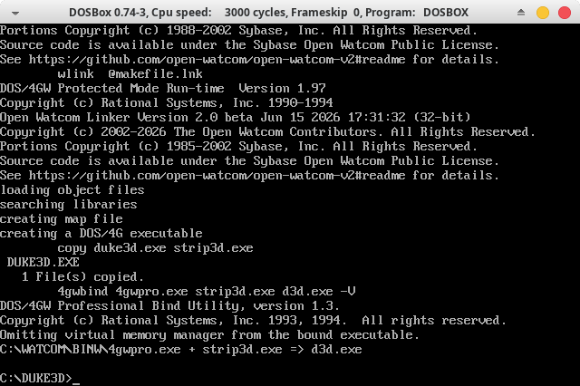 Легенда о хардкоре: Duke Nukem 3D, Watcom и FreeBSD - 26 Легенда о хардкоре: Duke Nukem 3D, Watcom и FreeBSD - 26
