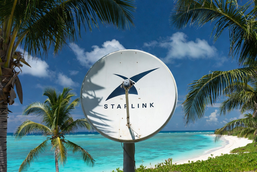 Высокоскоростной спутниковый интернет с низкой задержкой: Starlink подключил к Сети остров Вознесения - 1