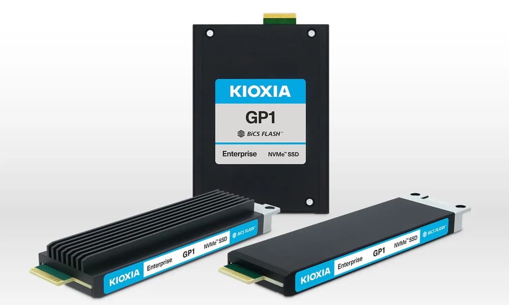 Kioxia превратит SSD в дополнительную память для ИИ-ускорителей: представлен накопитель PCIe 6.0 GP1 со 100 миллионами IOPS в секунду - 1 Kioxia превратит SSD в дополнительную память для ИИ-ускорителей: представлен накопитель PCIe 6.0 GP1 со 100 миллионами IOPS в секунду - 1