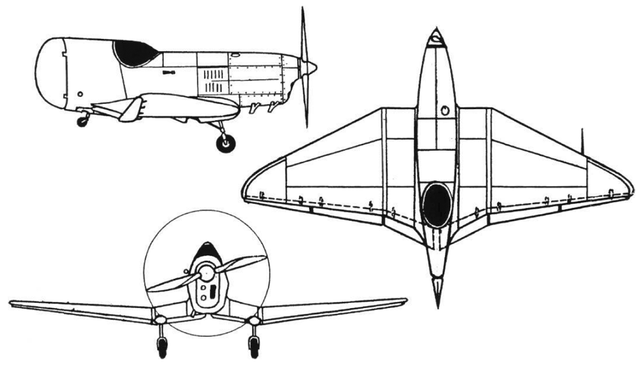 Летающий велосипед: История гениального безумства - 26 r/WeirdWings - Cheranovsky BICh-21 (aka SG-1), a racing aircraft designed by Boris Cheranovsky to fulfill an order by the Osoaviakhim (Society for the Assistance of Defense, Aircraft and Chemical Construction) for a race scheduled for August 1941. Though flight tested, Operation Barbarossa ended the project.