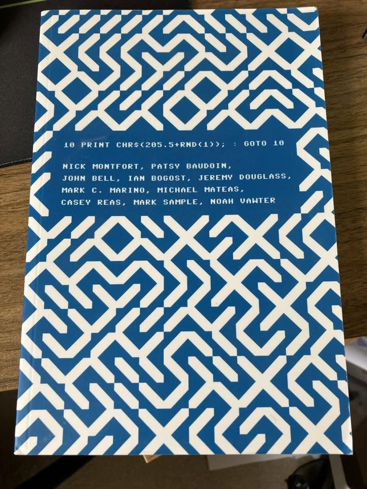 Обложка книги «10 PRINT»