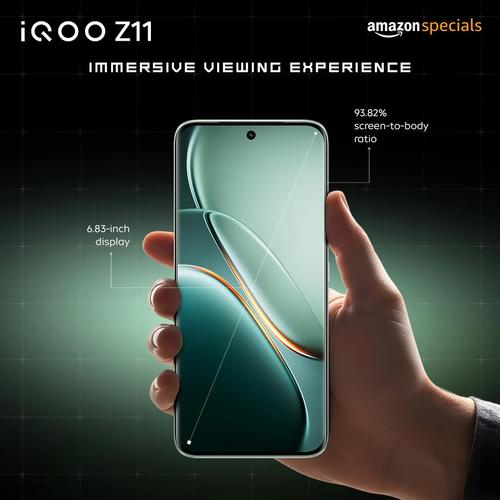 Турбо-версия Dimensity 7500 и большой экран AMOLED с тонкой рамкой: iQOO Z11 показали на официальных изображениях - 1 Изображение: iQOO через Gizmochina