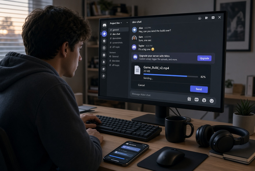 Discord вдвое увеличил лимит загрузки файлов без платной подписки - 1 Изображение сгенерировано нейросетью Grok