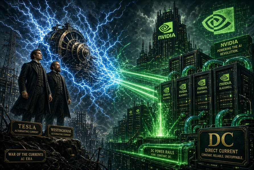Nvidia,Google и Microsoft взялись активно продвигать постоянный ток спустя полторы сотни лет после исторической войны токов - 1 Nvidia,Google и Microsoft взялись активно продвигать постоянный ток спустя полторы сотни лет после исторической войны токов - 1