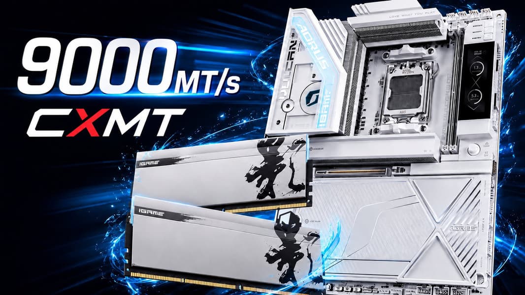 Китайская память теперь тоже быстрая? Модули DDR5-6000 на чипах CXMT разогнали до DDR5-9000 - 1 Китайская память теперь тоже быстрая? Модули DDR5-6000 на чипах CXMT разогнали до DDR5-9000 - 1