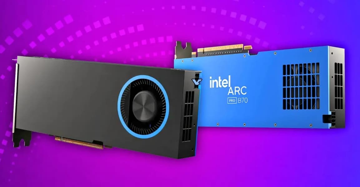 Вот и Intel Arc тоже начали дорожать. Видеокарта Arc Pro B70 взлетела в цене на 26-48% буквально за пару недель - 1 Вот и Intel Arc тоже начали дорожать. Видеокарта Arc Pro B70 взлетела в цене на 26-48% буквально за пару недель - 1