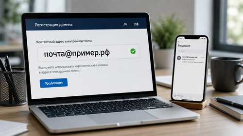 Почта на русском: в доменах .ru и .рф разрешили полностью кириллические адреса - 1 Изображение сгенерировано нейросетью ChatGPT
