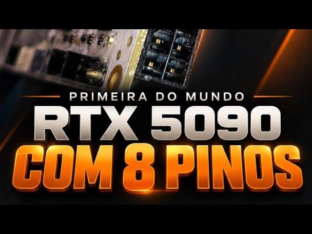 Такая GeForce RTX 5090 никогда не сгорит? Моддеры заменили новый разъём питания на старые добрые 8-контактные - 2 Lançamento da RTX 5090 com conectores de oito pinos!