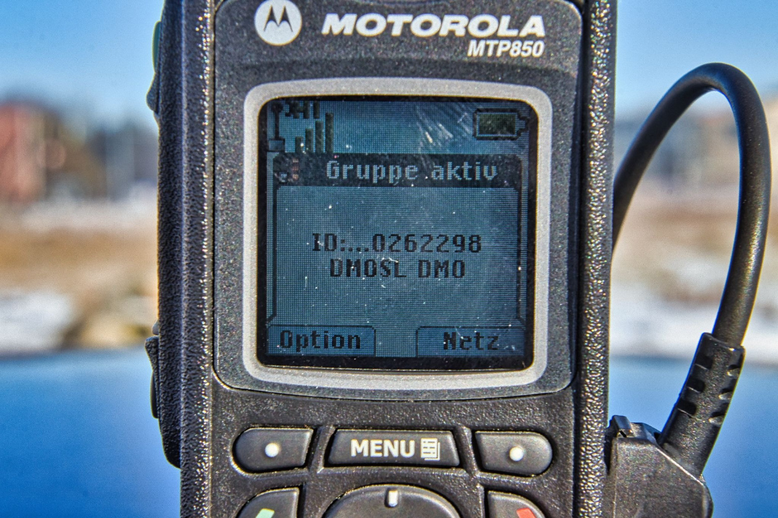 Рация Motorola в режиме прямого канала