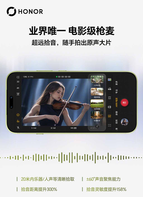 Honor Magic9 получит первый в отрасли «кинематографический» микрофон — он сможет записывать звук с 20 метров - 2 Фото 1