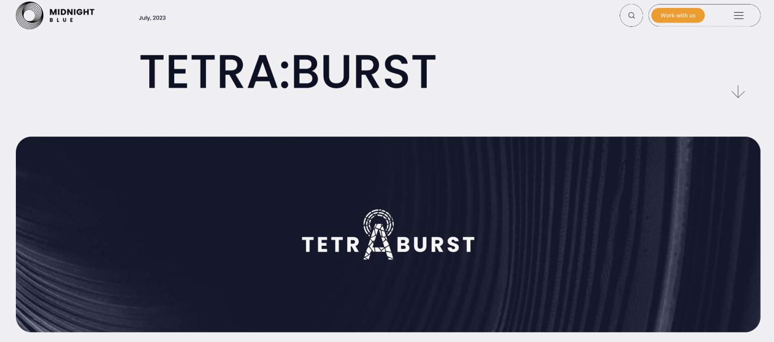 Сайт проекта TETRA:BURST