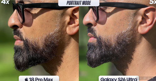 Опубликовано большое сравнение камер iPhone 18 Pro Max и Samsung Galaxy S26 Ultra - 1 Фото 1