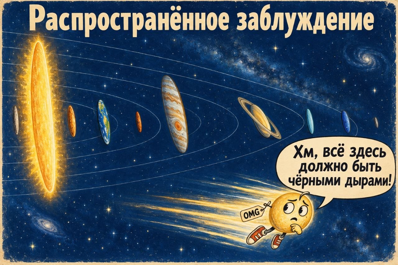 Почему летящее тело не превращается в черную дыру? - 2 Почему летящее тело не превращается в черную дыру? - 2