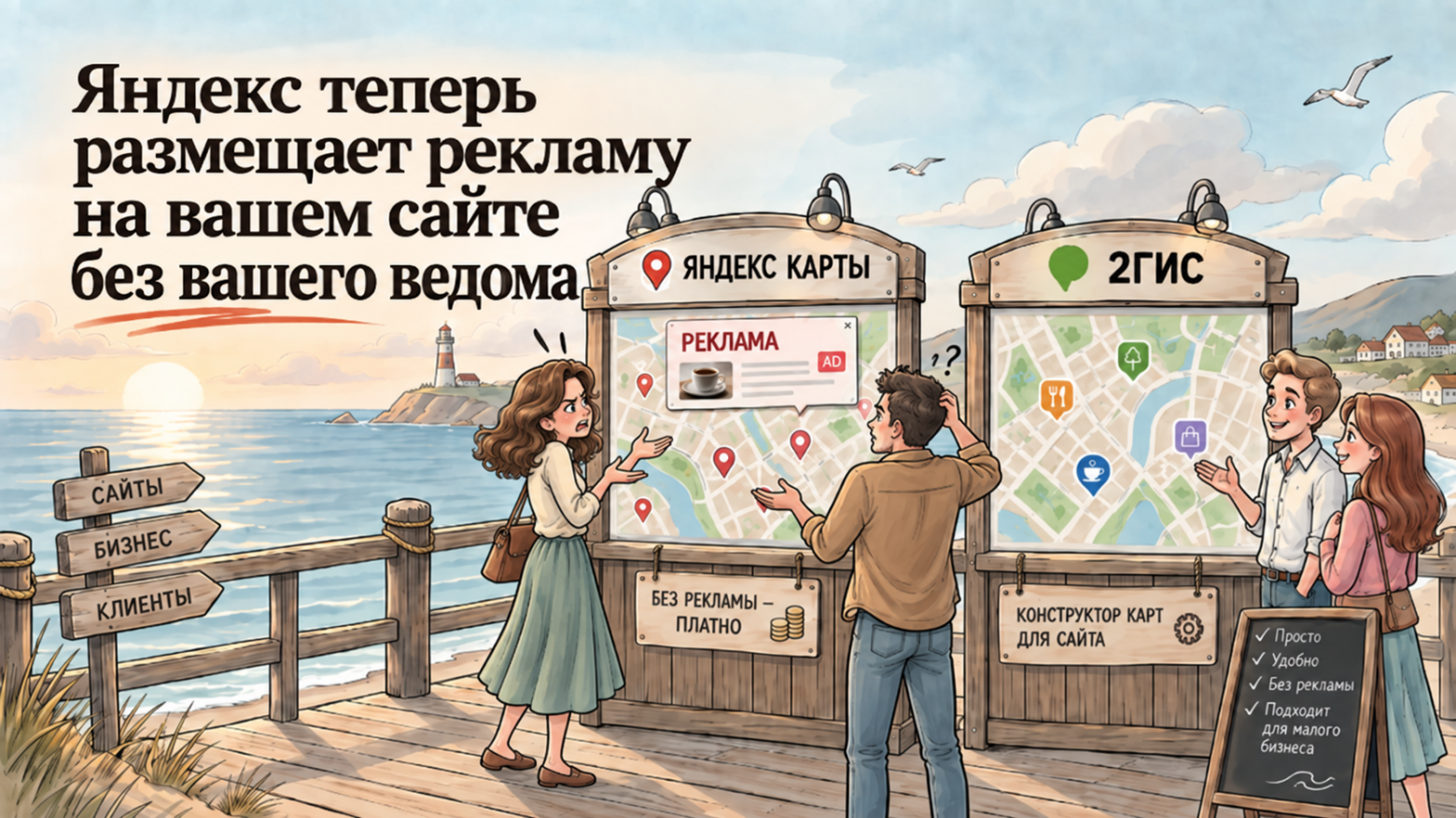  На вашем сайте появилась реклама Яндекса. И вы её не размещали  