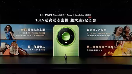 Пять моделей, до 12 000 нит, 18 EV, 120 Гц, Kirin 9050 Pro, IP69, 6800 мА•ч. Представлены смартфоны Huawei Mate 90, Pro, Pro Max, Pro Collector’s Edition и RS Ultimate Design - 4 Фото 1