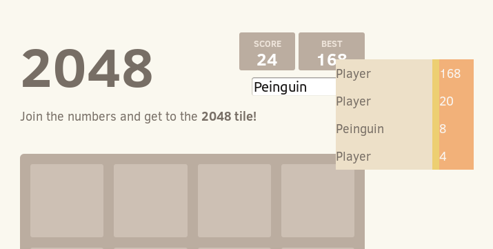 2048 на Erlang 2048 на Erlang