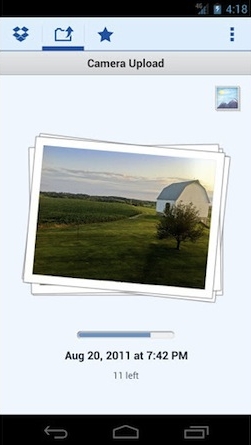 Облачные вычисления / DropBoх обновила android клиент: тестерам новой функции дают по 3 Гб Облачные вычисления / DropBoх обновила android клиент: тестерам новой функции дают по 3 Гб