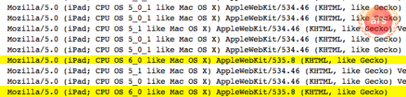 Apple / iOS 6.0 и WebKit 535.8 засветились в сети