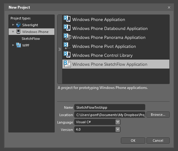 Windows Phone / Прототипирование приложений для Windows Phone в SketchFlow