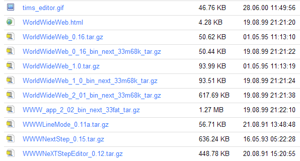 30 апреля 1993 года WWW стал общественным достоянием